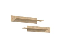 MX wall shelves, a pair, Hickory Jackson MX wall shelves, a pair, Hickory Jackson