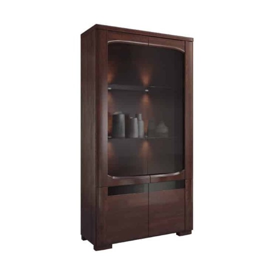 ויטרינה כפולה RIVA עם תאורה, 101x45x193 ס