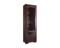 ויטרינה בודדת ימנית RIVA עם תאורה, 61x45x193 ס
