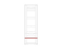 בר מסתובב ישר RIVA, 61x53x193 ס
