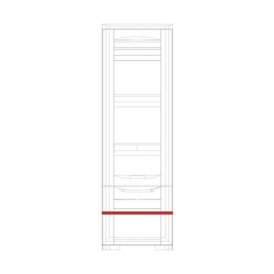 בר מסתובב ישר RIVA, 61x53x193 ס