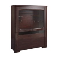 ארון עם בר RIVA עם תאורה, 101x45x128 ס