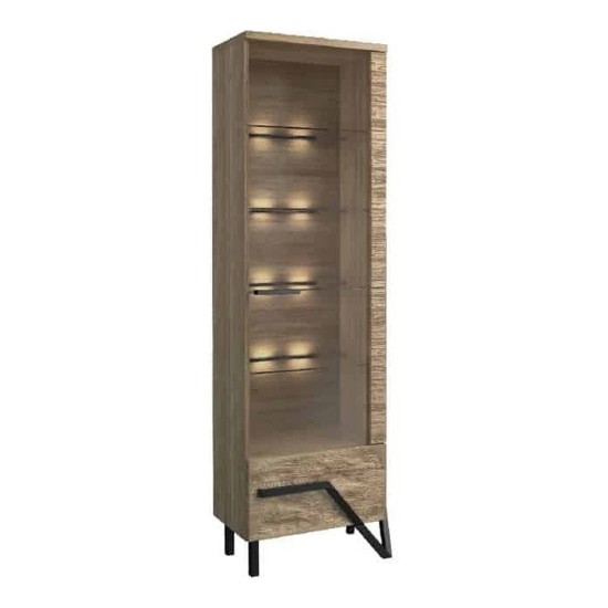 PIK single display cabinet I right with lighting, 62 cm PIK single display cabinet I right with lighting, 62 cm