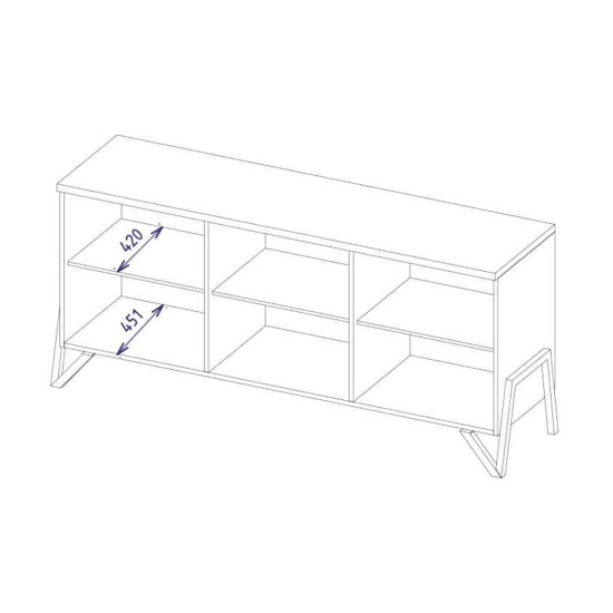 שידה PIK עם שלוש דלתות, 180 ס