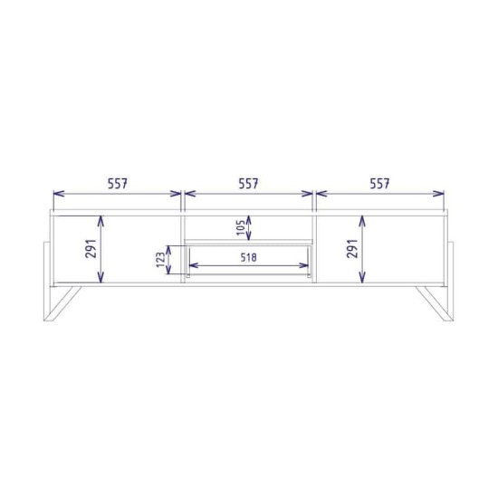 מזנון טלוויזיה PIK, 180 ס מזנון טלוויזיה PIK, 180 ס
