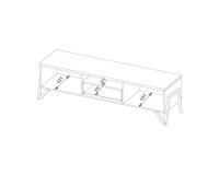 מזנון טלוויזיה PIK, 180 ס מזנון טלוויזיה PIK, 180 ס