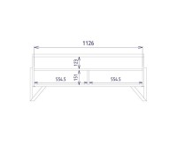 מזנון טלוויזיה PIK, 122 ס מזנון טלוויזיה PIK, 122 ס