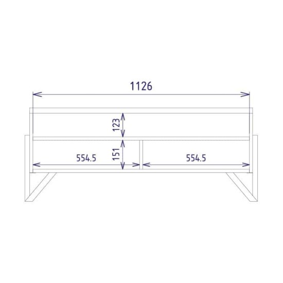 מזנון טלוויזיה PIK, 122 ס מזנון טלוויזיה PIK, 122 ס