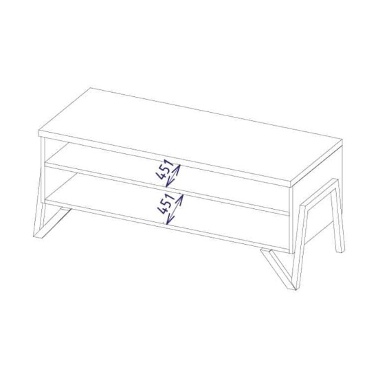 מזנון טלוויזיה PIK, 122 ס מזנון טלוויזיה PIK, 122 ס