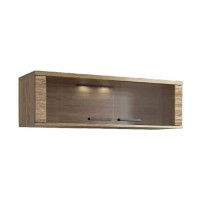 PIK hanging glass cabinet with lighting, 116 cm