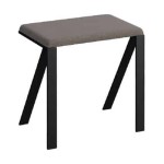 PIK stool with an upholstered seat
