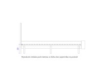 PIK bed for a 180x200 mattress
