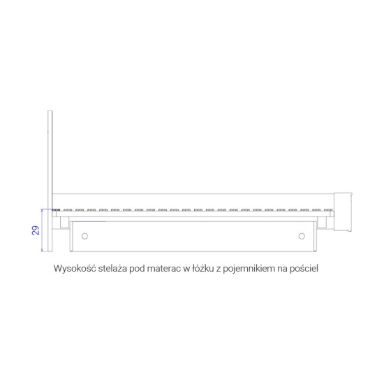 PIK bed for a 180x200 mattress