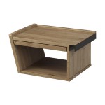 PIK hanging bedside table with a drawer, left