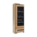 CORINO single display cabinet, left, 68 cm