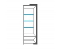 CORINO single display cabinet, right, 68 cm