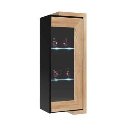 CORINO hanging glass cabinet, vertical, right
