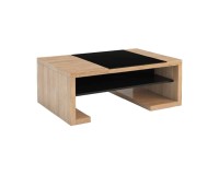 CORINO coffee table with glass, 115 cm