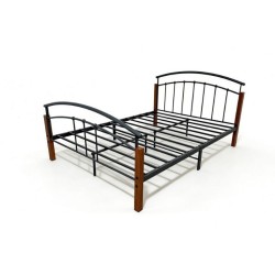 מיטת מתכת 2509 עם ראש מיטה ישר, 140x190 מיטת מתכת 2509 עם ראש מיטה ישר, 140x190