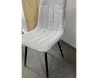 Dining set: T-65 ceramic table 120x70 and four upholstered chairs