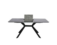 Dining set: extendable table DT-8055 with four chairs Dining set: extendable table DT-8055 with four chairs