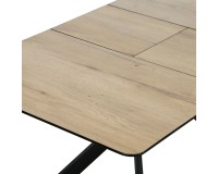 Dining set: extendable table DT-8055 with four chairs Dining set: extendable table DT-8055 with four chairs