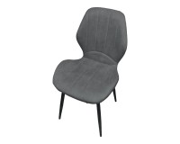 DC006 velvet chair with a shaped back DC006 velvet chair with a shaped back