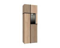CROSS wall unit 310 cm with LED lighting, Hickory Jackson CROSS wall unit 310 cm with LED lighting, Hickory Jackson