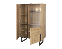 GINTARO bar cabinet with lighting, left, 91 cm GINTARO bar cabinet with lighting, left, 91 cm
