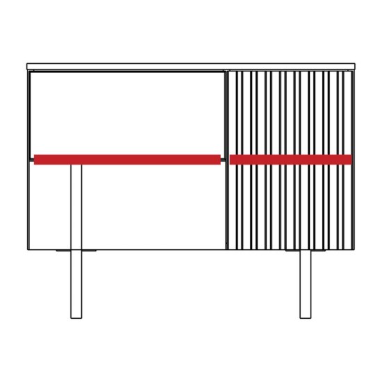 GINTARO chest with two doors, 91 cm GINTARO chest with two doors, 91 cm