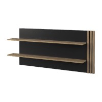 GINTARO two level wall shelf, 140 cm