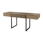 GINTARO desk with three drawers, 190 cm