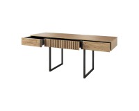 GINTARO desk with three drawers, 190 cm