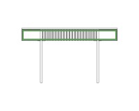 GINTARO desk with a drawer, 140 cm GINTARO desk with a drawer, 140 cm