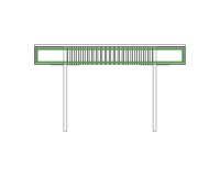 GINTARO vanity table with a drawer, 140 cm GINTARO vanity table with a drawer, 140 cm