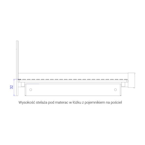 מיטת GINTARO 90x200 ס מיטת GINTARO 90x200 ס