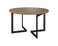 שולחן אוכל GINTARO Viva עגול ונפתח, 120-220 ס