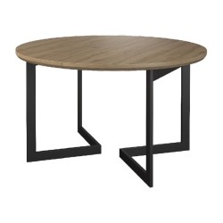 שולחן אוכל GINTARO Viva עגול ונפתח, 120-220 ס