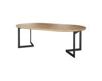 שולחן אוכל GINTARO Viva עגול ונפתח, 120-220 ס