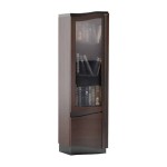 DIUNA bookcase with lighting, left, 56 cm