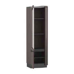 DIUNA bookcase with lighting, left, 56 cm