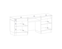 DIUNA desk, 182 cm