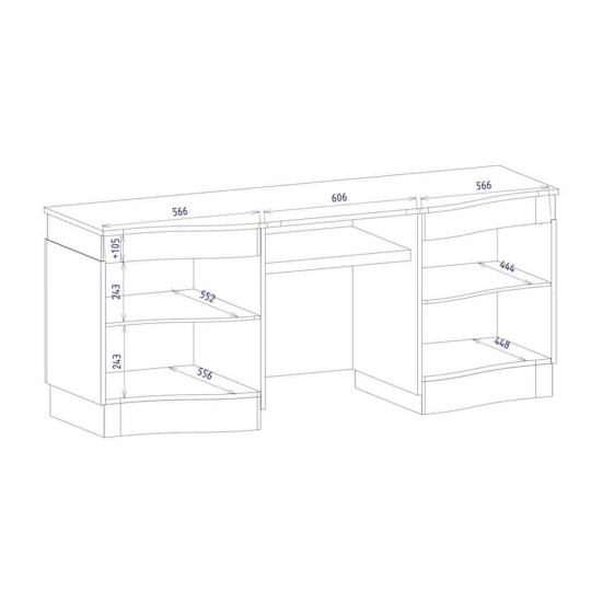 DIUNA desk, 182 cm