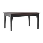 DIUNA extending dining table on four legs, 130 to 218 cm