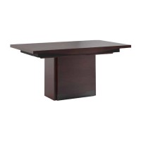 DIUNA extending dining table on column legs, 160 to 360 cm