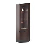 DIUNA single display cabinet with lighting, left, 56 cm