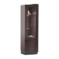 DIUNA single display cabinet with lighting, left, 56 cm