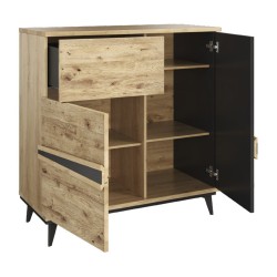 ETNA chest with a drawer, left, 108 cm