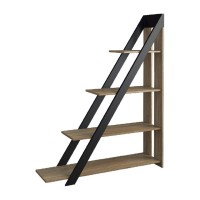 ETNA leaning shelving unit with four shelves, 120 cm