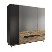 ETNA wardrobe with seven doors, right, 220 cm